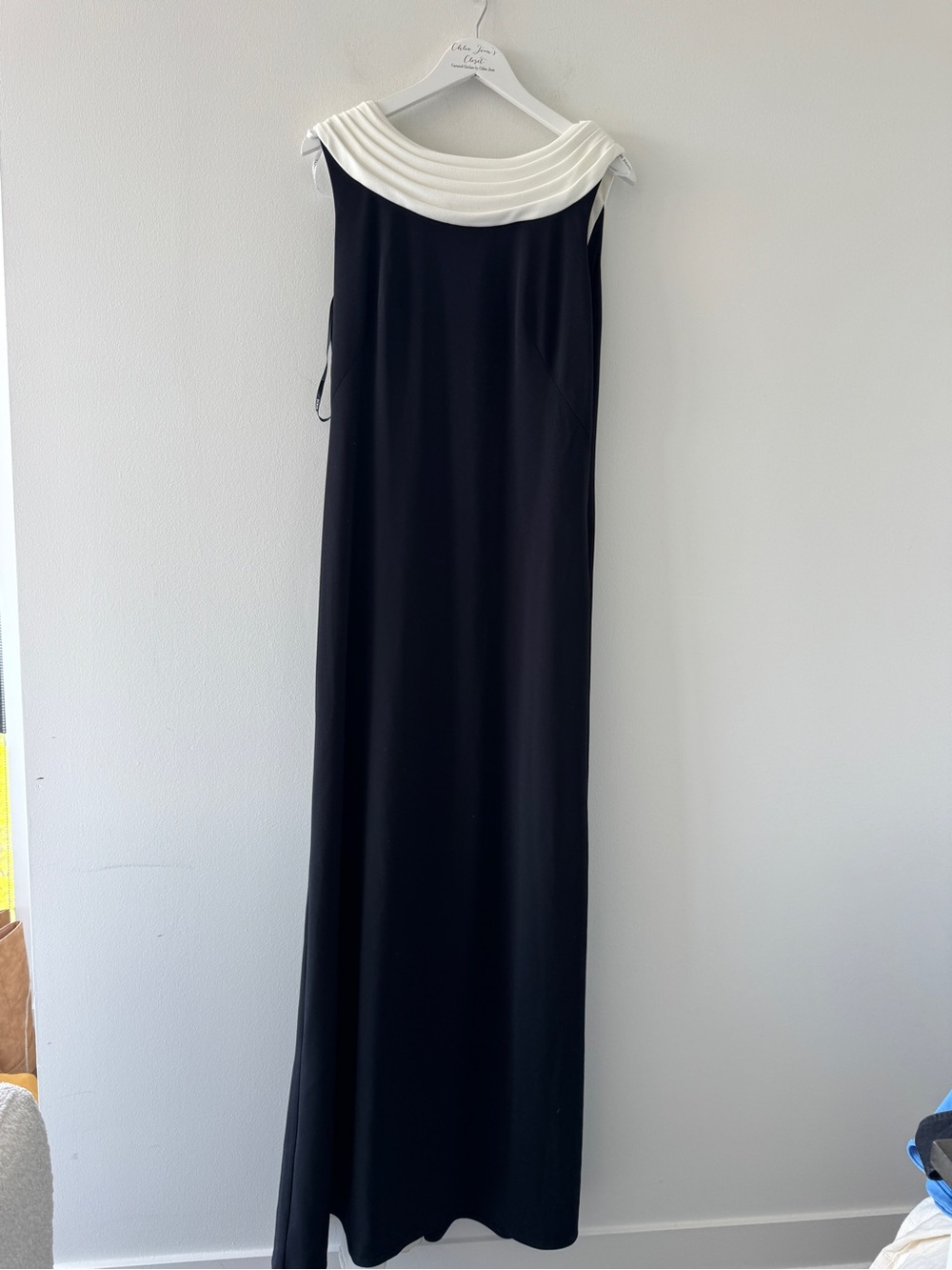 TADASHI SHOJI Plaza Drape Back Gown L - Picture 3 of 8